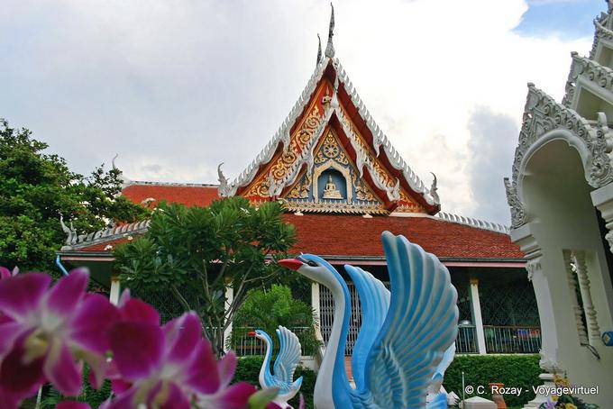Temple aux cygnes, Phitsanulok - Thaïlande