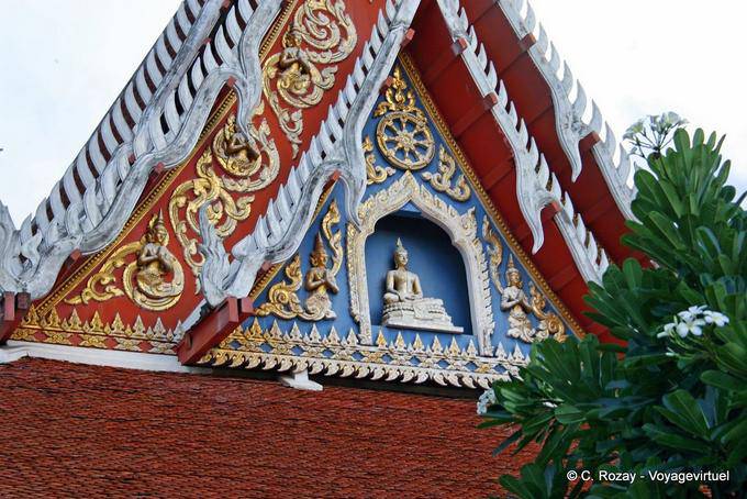 Détail de temple, Phitsanulok - Thaïlande