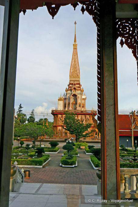 La Pagode de Wat Chalong, Phuket - Thaïlande