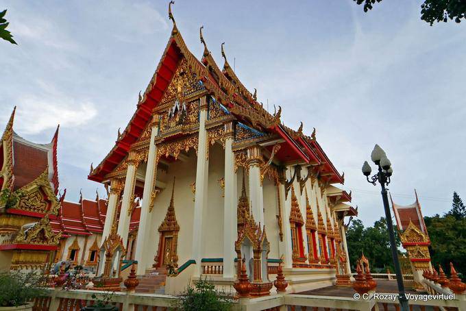 Ubosoth du Wat Chalong, Phuket - Thaïlande