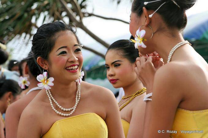 Réjouissance féminine, Patong Festival, Phuket - Thaïlande