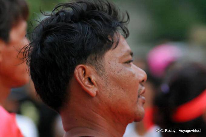 Profil d'homme, Patong Festival, Phuket - Thaïlande