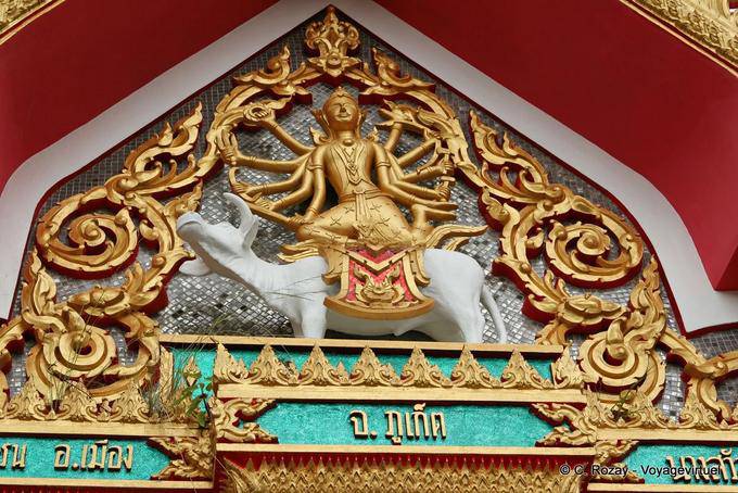 Dieu hindouiste à dix bras, Patong, Phuket Temple - Thaïlande