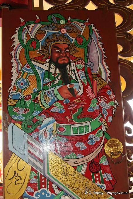 Peinture de dieu chinois barbu, Phuket Town Gypsy - Thaïlande
