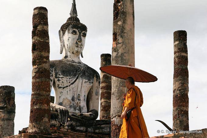 Tourisme religieux, Sukhothai, Wat Mahathat - Thaïlande