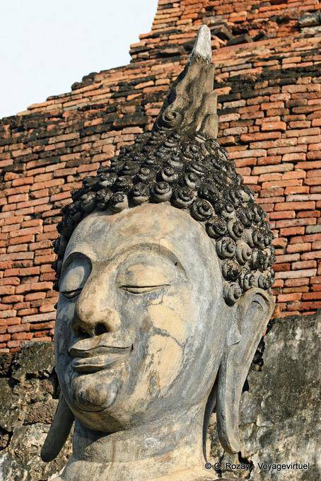 Le sourire du nirvana, Sukhothai, Wat Mahathat - Thaïlande