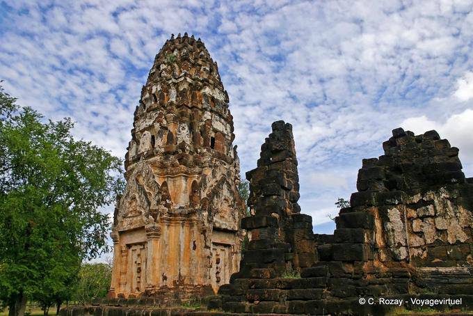 Tour nord, Sukhothai, Wat Phra Pai Luang - Thaïlande