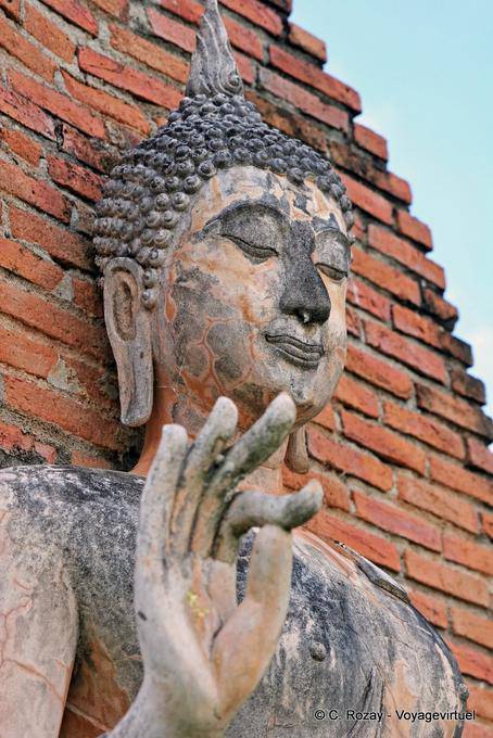 Vitarka-Mudrā, Sukhothai, Wat Trapang Ngoen - Thaïlande