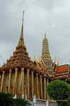 Phra Mondop et le Bellfry, Wat Phra Kaeo, Bangkok, Thaïlande.