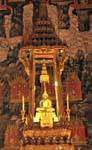 Le véritable bouddha d'émeraude, Wat Phra Kaeo, Bangkok, Thaïlande.