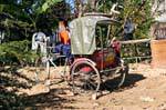 Rickshaw habité, Chiang Mai, Thaïlande.