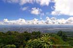 Panorama depuis la terrasse, Wat Doi Suthep, Chiang Mai, Thaïlande.