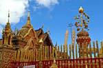 Richesse du sanctuaire, Wat Doi Suthep, Chiang Mai, Thaïlande.