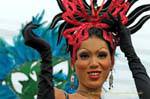 Folle aux gants, Patong Festival, Phuket, Thaïlande.