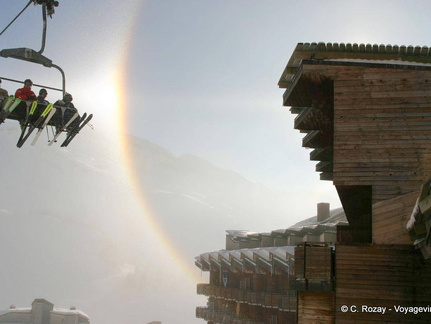 Avoriaz Effet solaire
