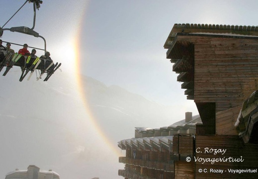 Avoriaz Effet solaire