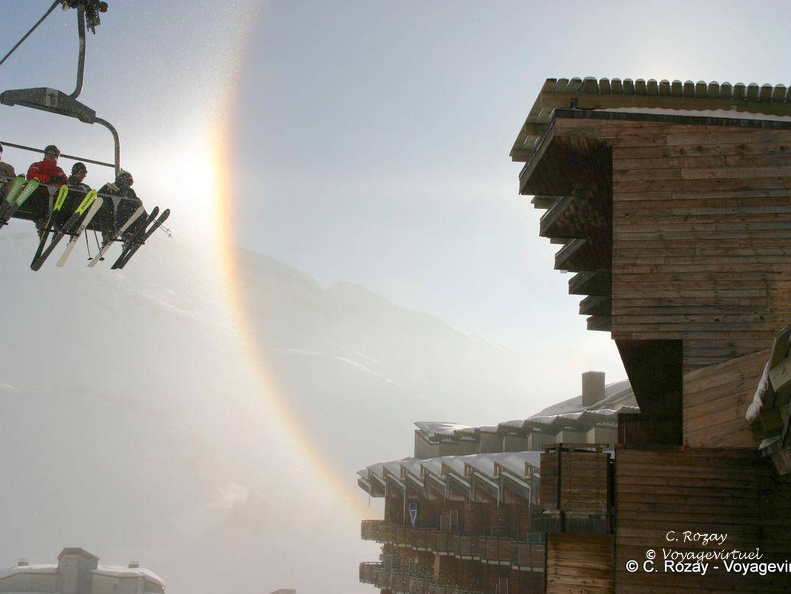 Avoriaz Effet solaire
