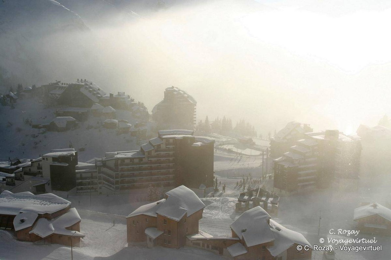 Lueur filtrée sur Avoriaz Avoriaz