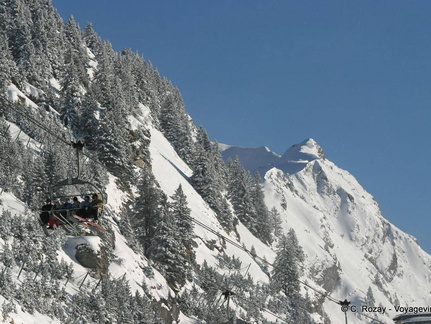 Sur les pentes d'Avoriaz