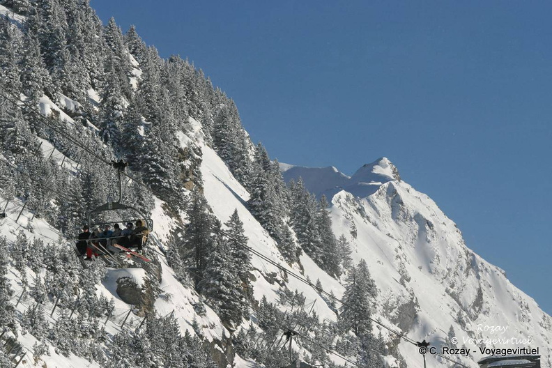 Sur les pentes d'Avoriaz Avoriaz