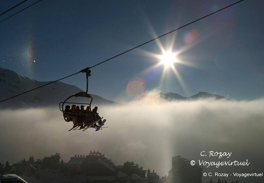 Etoile des neiges solaire, Avoriaz