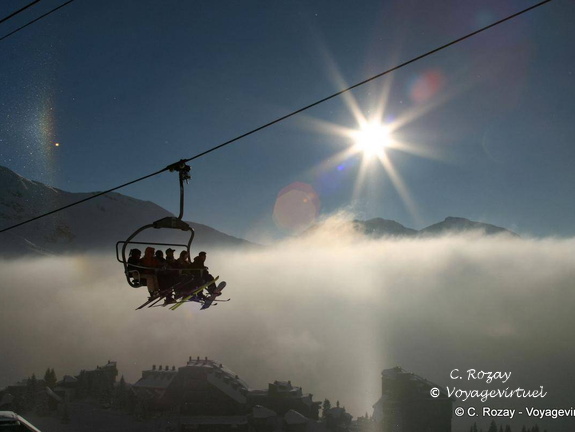 Etoile des neiges solaire, Avoriaz