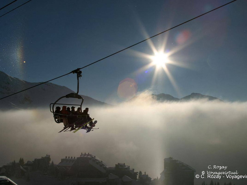 Etoile des neiges solaire, Avoriaz