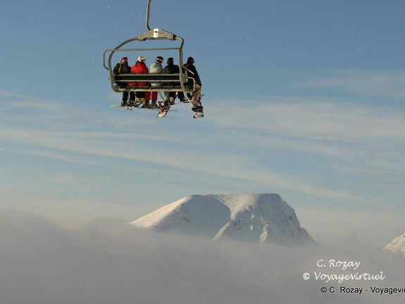 Suspendus dans le vide, Avoriaz.