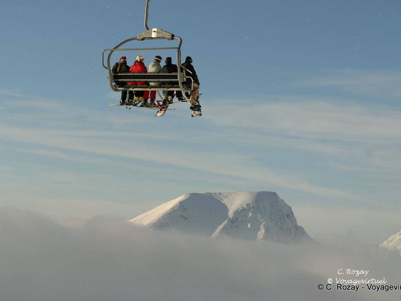 Suspendus dans le vide, Avoriaz.