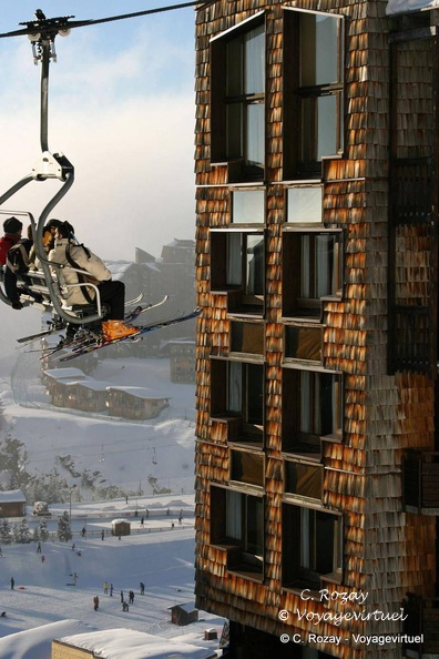 Risque d'accident sur le Télésiège, Avoriaz.  Avoriaz