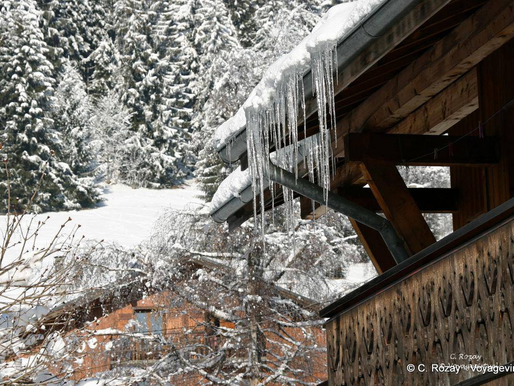 Glaçons du chalet, Les Gets