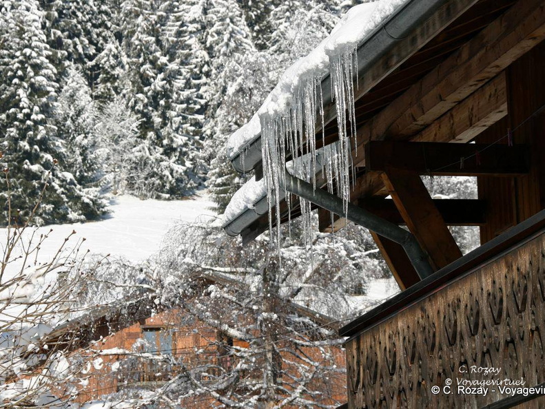 Glaçons du chalet, Les Gets