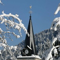 Les Gets clocher de l'église de la Nativité