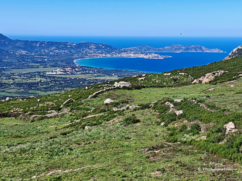 Col de Salvi Vue sur le golfe de Calvi 070
