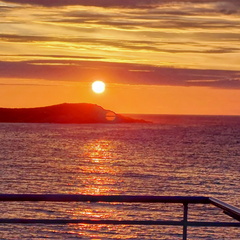 L'île Rousse Coucher de soleil printanier 189