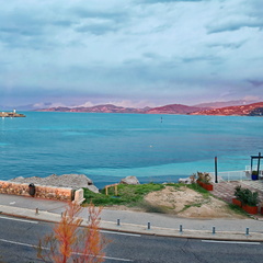 L'île Rousse Couleurs de mer le soir 191