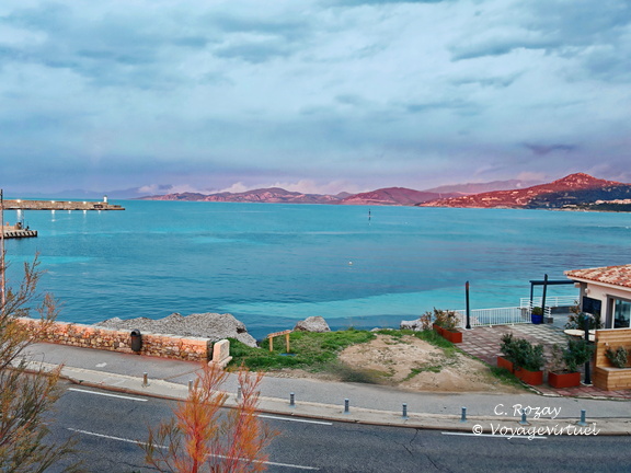 L'île Rousse Couleurs de mer le soir 191