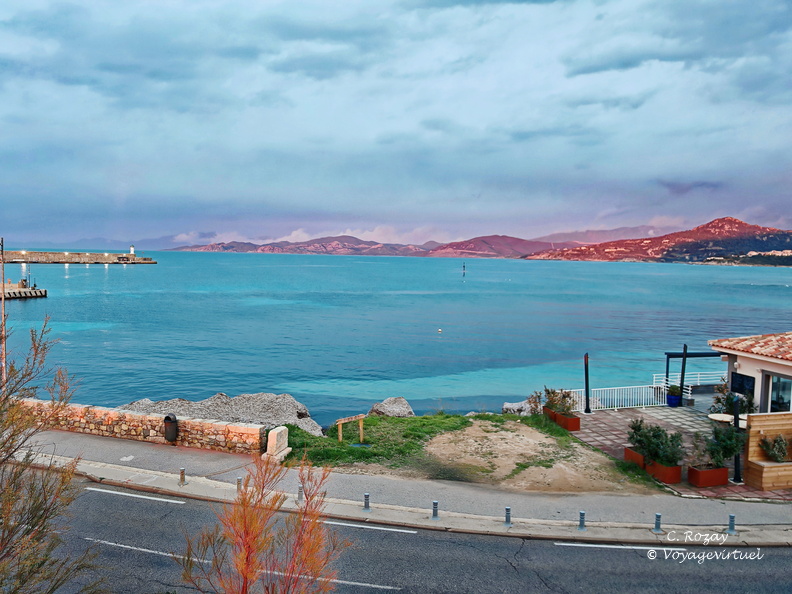 L'île Rousse Couleurs de mer le soir 191