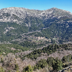 Sur la D70 Point de vue sur Marignana 474