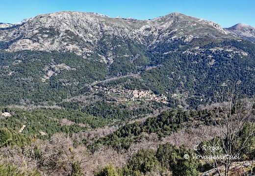Sur la D70 Point de vue sur Marignana 474