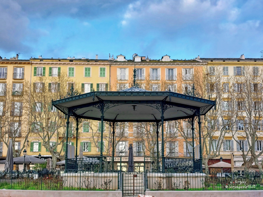 Bastia Kiosque a musique Place Saint Nicolas 015