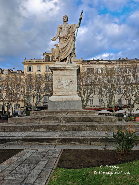 Bastia, Bastia Statue Napoleon 1Er Place Saint Nicolas 017