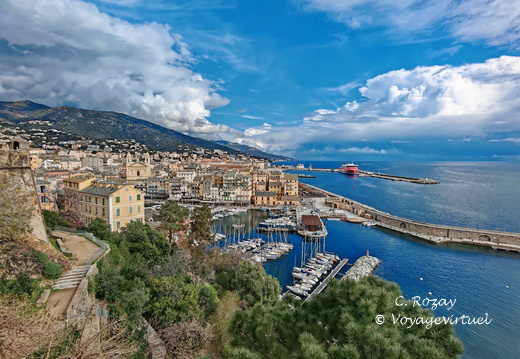 Bastia Vieux Port depuis jardin Romieu 048