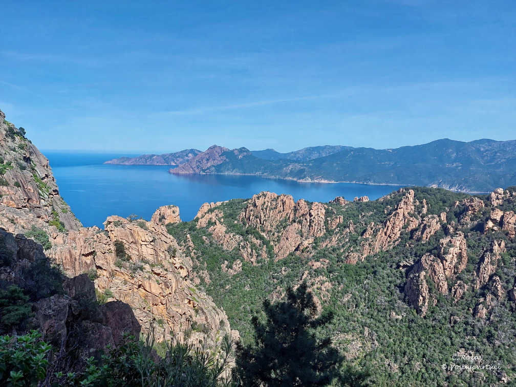 Calanche di Piana Vue sur le golfe 410