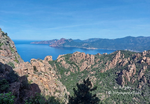 Calanche di Piana Vue sur le golfe 410