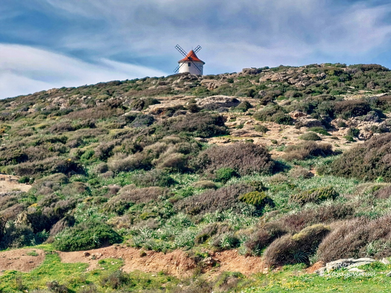 Cap Corse Moulin au dessus du col de la Serra 122