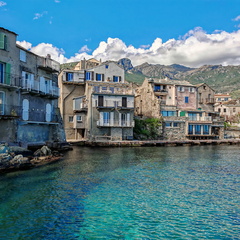 Erbalunga Maisons sur le port 091