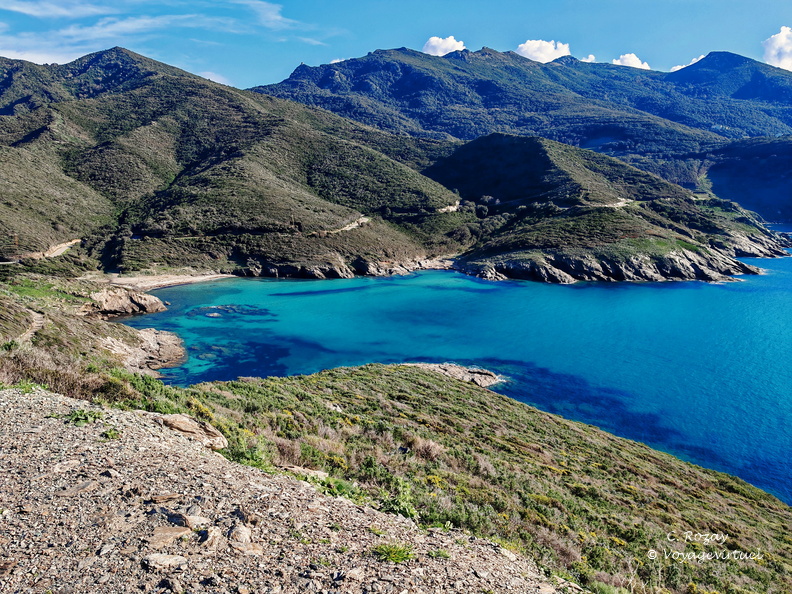 Panorama depuis le belvédère d'Aliso, D80 à Morsiglia. Cap Corse