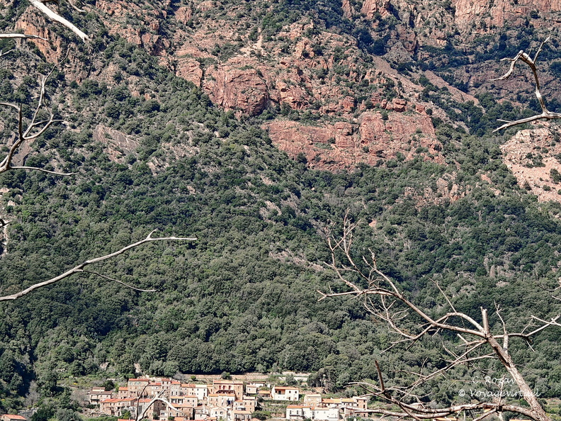 Rencontres et paysage Sur la D84 entre Porto et Evisa 377