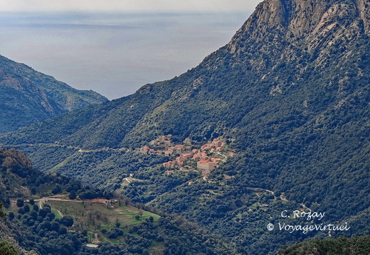 Rencontres et paysage Sur la D84 entre Porto et Evisa 395